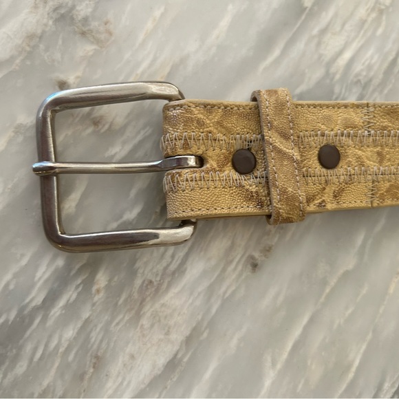 Tony Lama Vintage Genuine Elephant Belt. 36 inches. - Picture 2 of 7